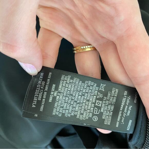 NEW Ted Baker‎ Liayla Ruffle Trim Ankle Grazer Jumpsuit - Picture 9 of 9